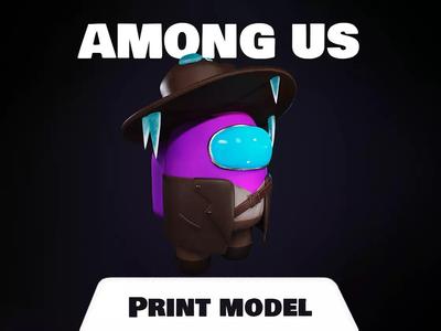 Among us Print Model - Skin 3D print model