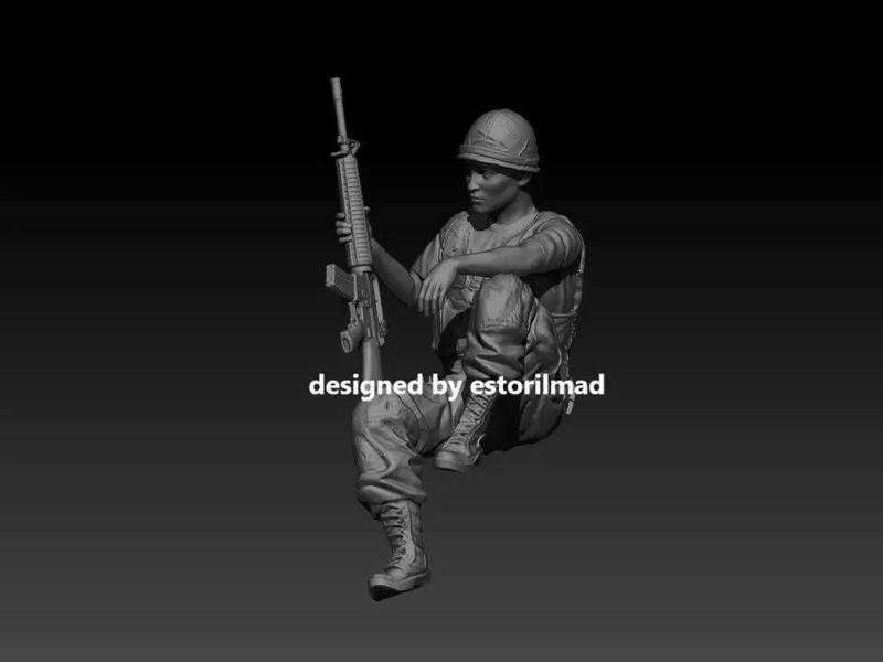 AMERICAN SOLDIER VIETNAM CREW M113 V1