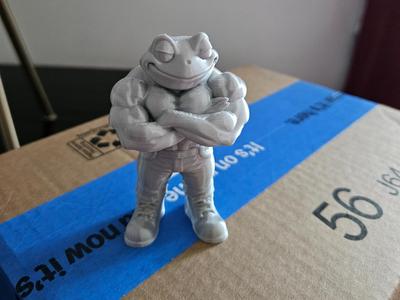 Macho Frog With An Attitude