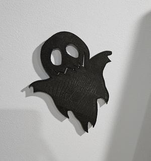 Halloween ghost wall art.