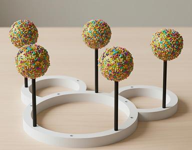 Mouse shaped Cake Pops Display Stand