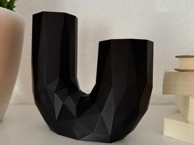 Noir Arch Vase [No Support]