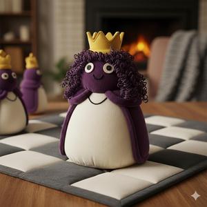 Plush Chess Queen
