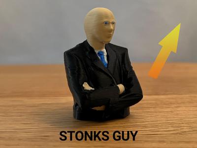 Stonks Guy / Meme Man / Mr. Succ Bust