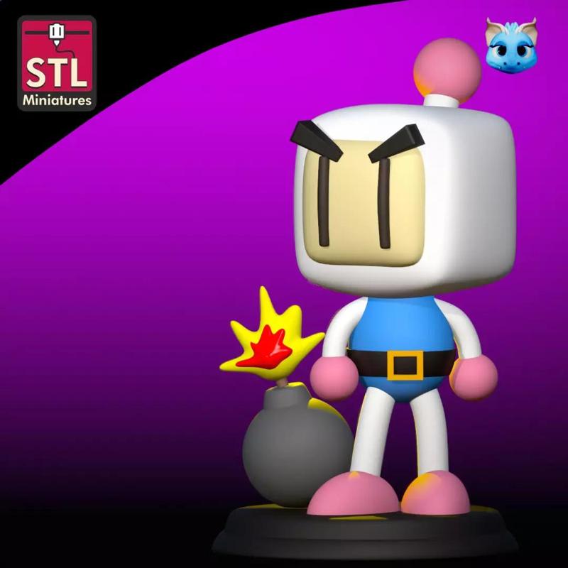 3D Printable STL Model  Bomberman