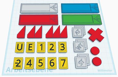Magnetsymbole für Feuerwehr-Lagekarten