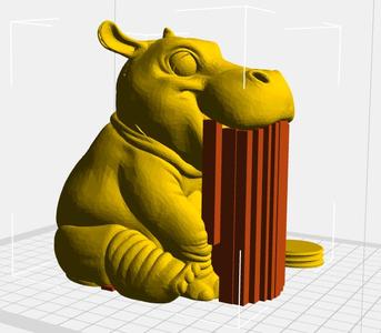 Hippopotame tirelire