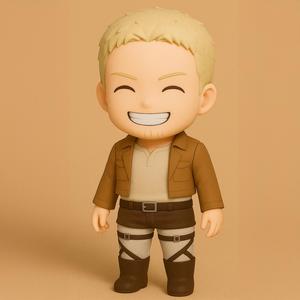 Chibi Reiner Braun - Attack On Titan Fan Art 3D Model