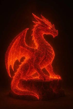 3D Fiery Dragon – Majestic Mythical Creature STL