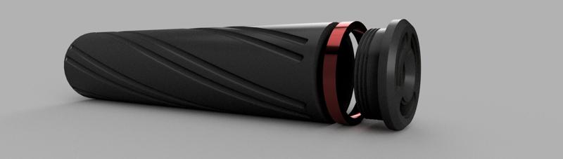 Supressor Airsoft  Espiral 175mm