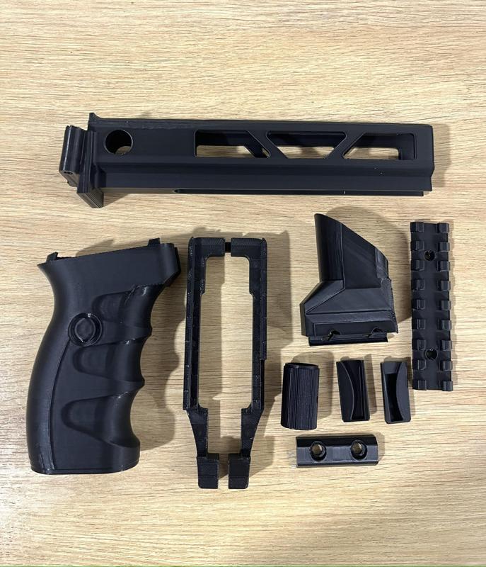 AK74u kits for your airsoft, gelsoft