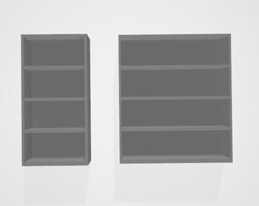 1/24 & 1/25 Scale Shelving Units for Dioramas