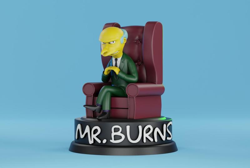 Charles Montgomery Burns in armchair