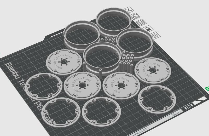 Alps/Blanc Beadlock Wheels for 2.2/MOA RC Crawlers