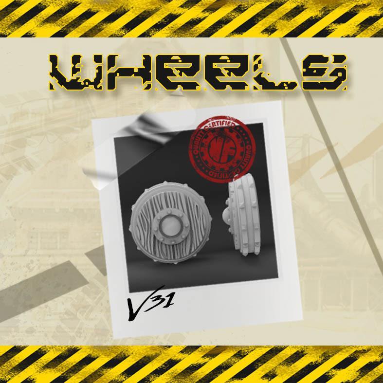 Gaslands  wheels 1/64 KAVANFACTORY V31