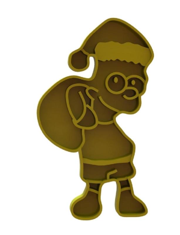 COMMERCIAL USE LICENSE christmas cookie cutter Bart Simpson