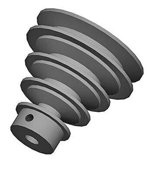 5-Groove Stepped Pulley for Transmission