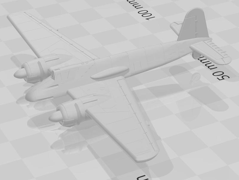 HS 129 B-2 in 15mm scale