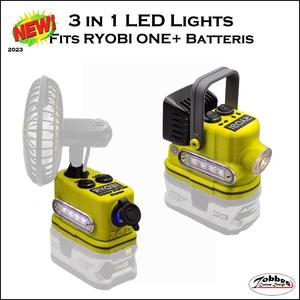 3 in 1 LED lights for Ryobi one+