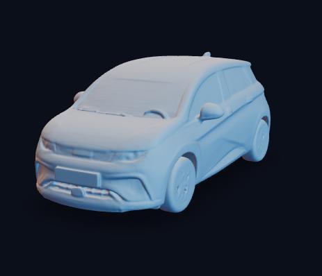 BYD Dolphin Electric Hatchback Car Scan - Detailed