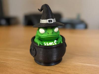 Halloween - Frog in a Pot