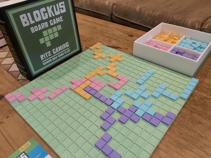 BLOCKUS BOARD GAME - Bookcase Edition (version 1)