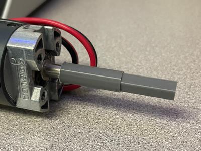 6mm D Shaft to 8mm Hex shaft