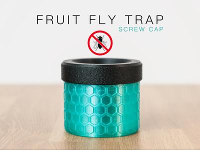 Fruit Fly Trap with Screw Cap