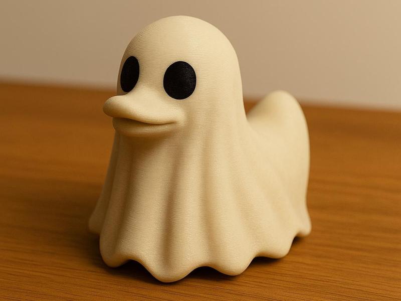 Halloween ghost duck