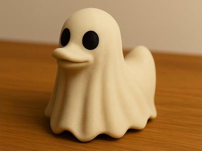 Halloween ghost duck