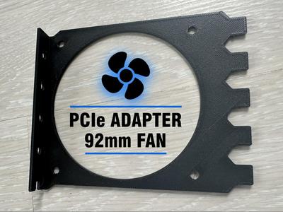 PCIe bracket for 92mm FAN
