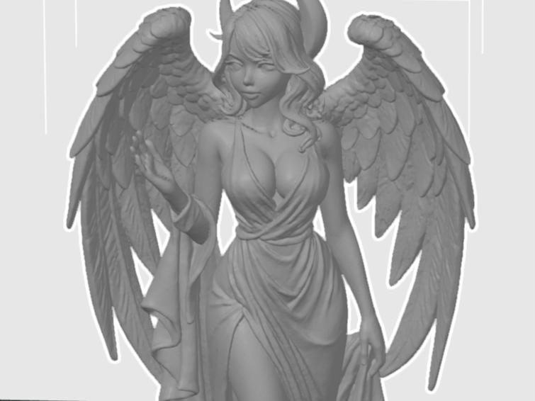 Halloween Dark Female Angel