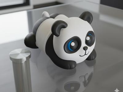 articulated panda bear