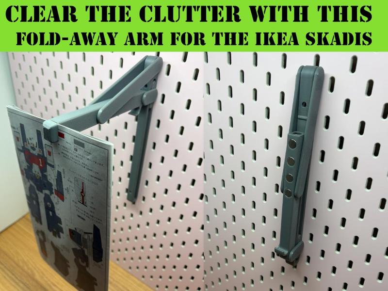 IKEA Skadis Fold-Away Arm