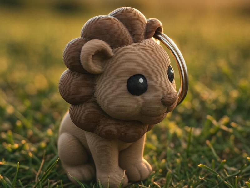 Lion Keychain