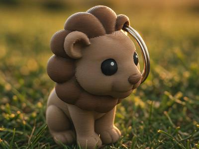 Lion Keychain