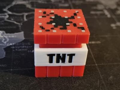 Minecraft TNT clicker and block