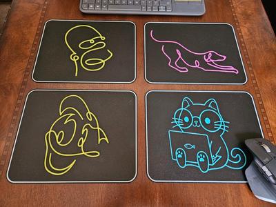 Neon Mousepads - Set 3