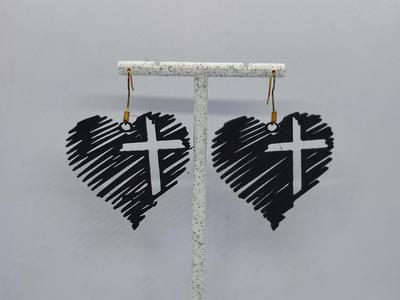 Earrings Strokes of Faith and Passion