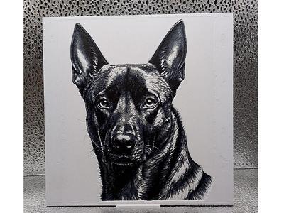 Belgian Malinois Hueforge