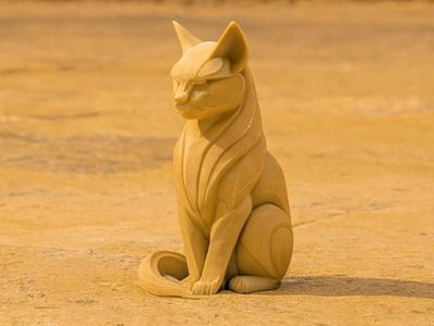 Elegant Shadow Cat