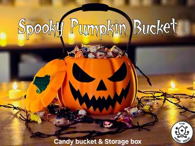 Halloween Pumpkin – Candy Bucket & Storage Box
