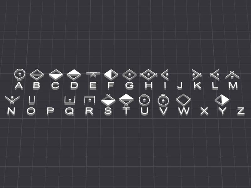 Sleep Token Runes / Alphabet
