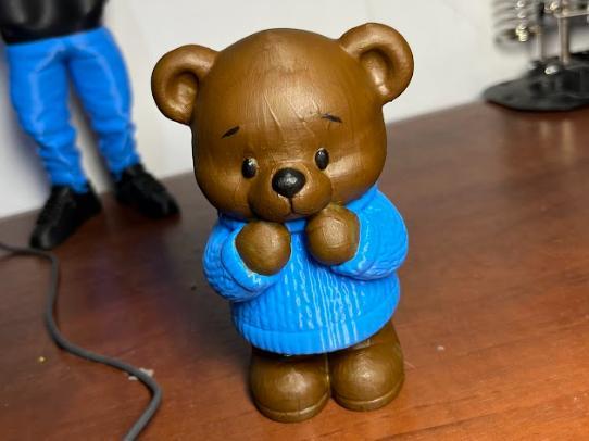 Knitted Sweatshirt Teddy Bear