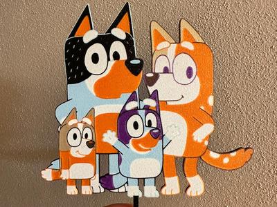 Bluey cake topper