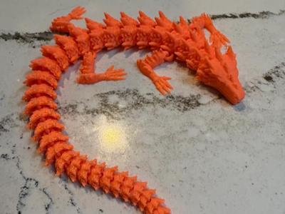 Articulated and flexible Dragon | Fidget