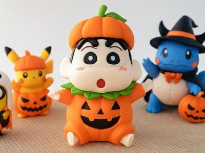 Halloween Pumpkin Shin-Chan [AMS/Multi-Color]