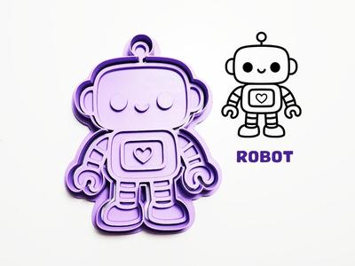 Robot Cookie Cutter / Stamp