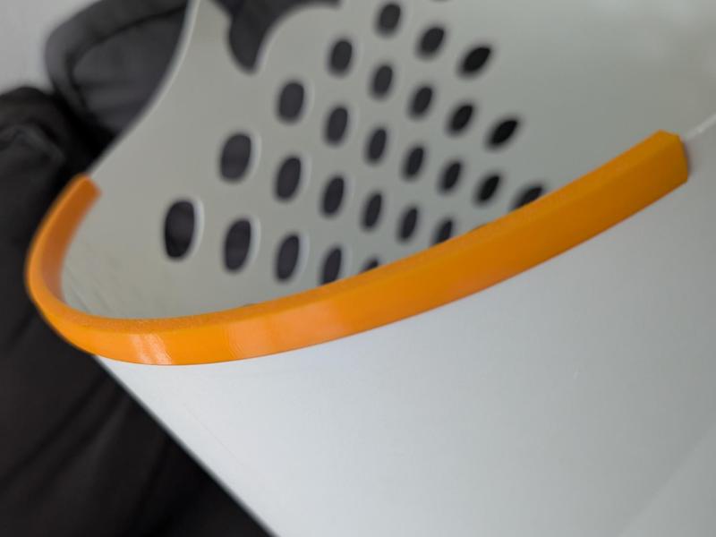 Washing basket rim support