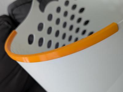 Washing basket rim support